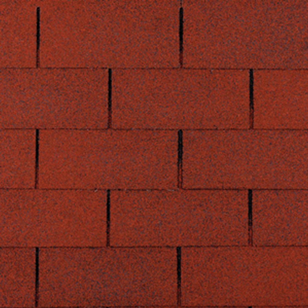 Bitumenski pokrov GUTTA1 ŠINDRA GUTTATEC PRAVOKUTNA CRVENA 3m2 1700125