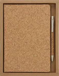 Notes Eko Cork i kem. ol. od pluta u natur poklon kutiji 18,2x23,5x2,5cm