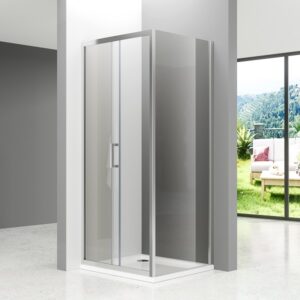 C-LINE TUŠ KABINA 1200x800x1950, KROM, PROZIRNO STAKLO