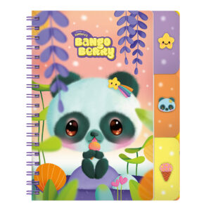 Notes spiralni s razdjelnicima Bangoberry Pally Panda 200str. 25x20,5 P3