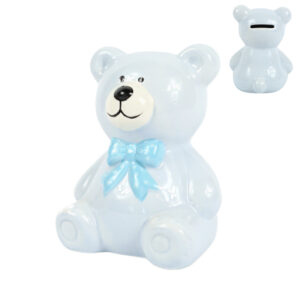 KASICA MEDO KERAMIČKI S PLAVIM ŠALOM 14 cm