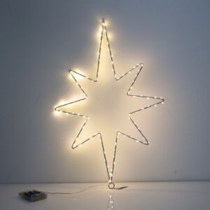 LED lampice betlehemska zvijeda 95L/35xh56cm