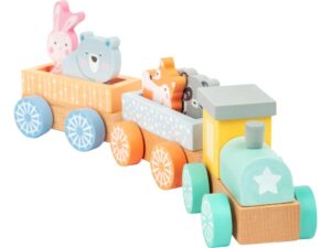 Drveni vlak sa životinjama
