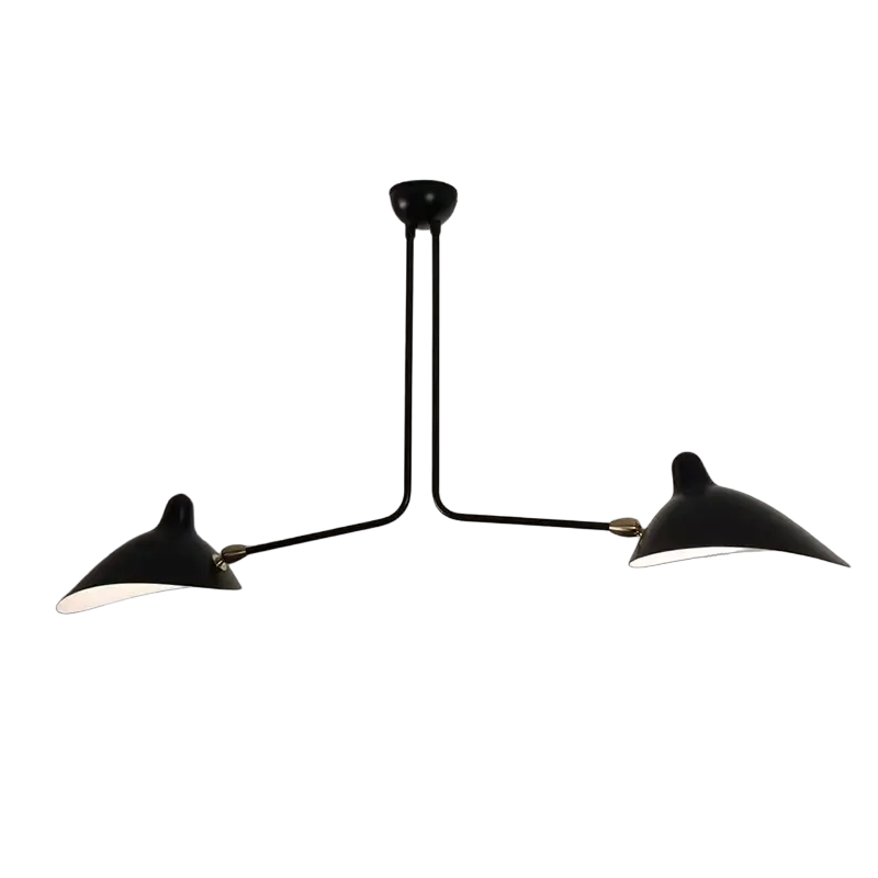 Stropna svjetiljka S13-2 Crna